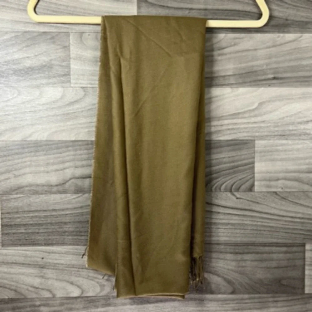 Pashmink Womens Shawl Wrap Scarf Brown‎ Rectangle Fringe Oversize Germany OS